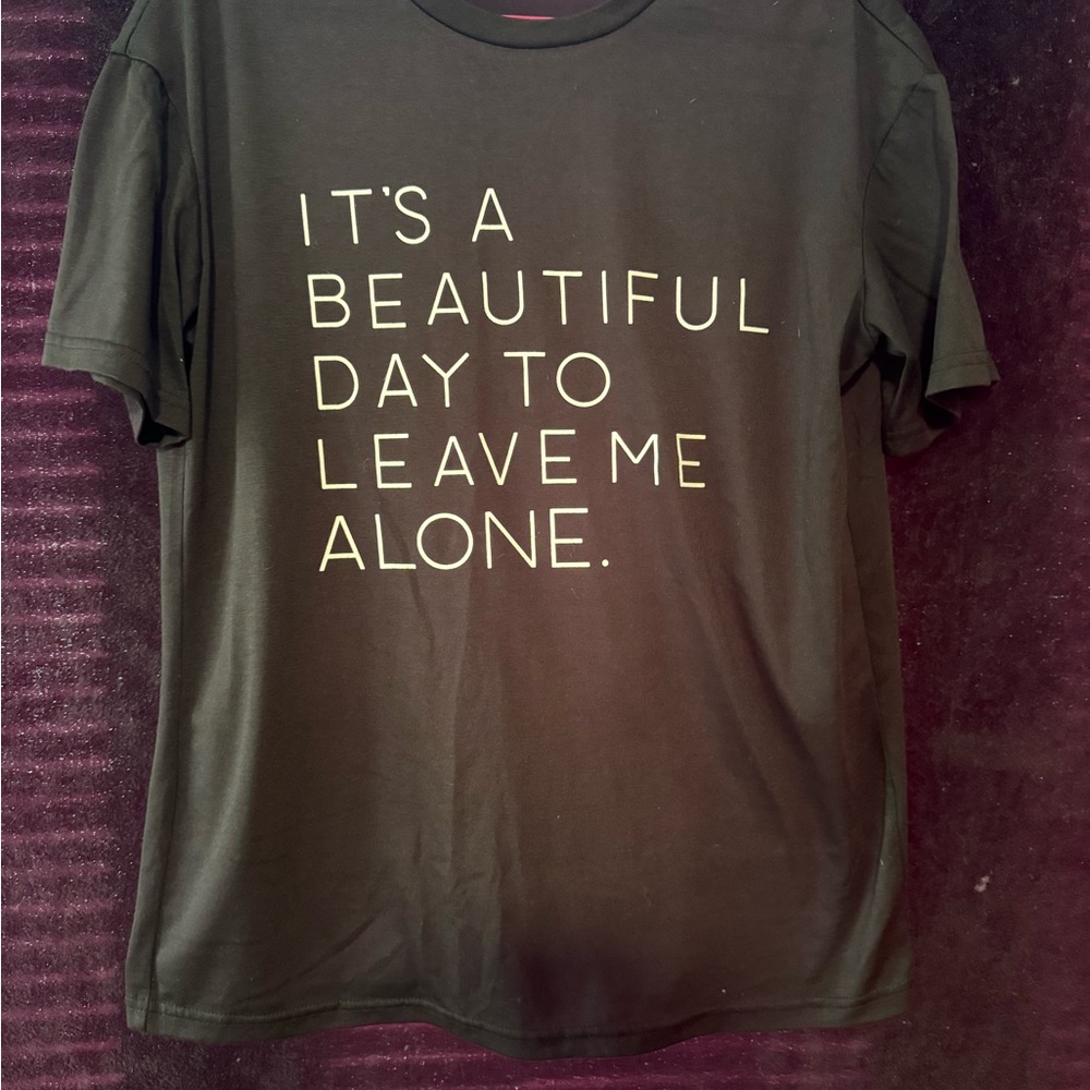 SHEIN Black Statement Tee